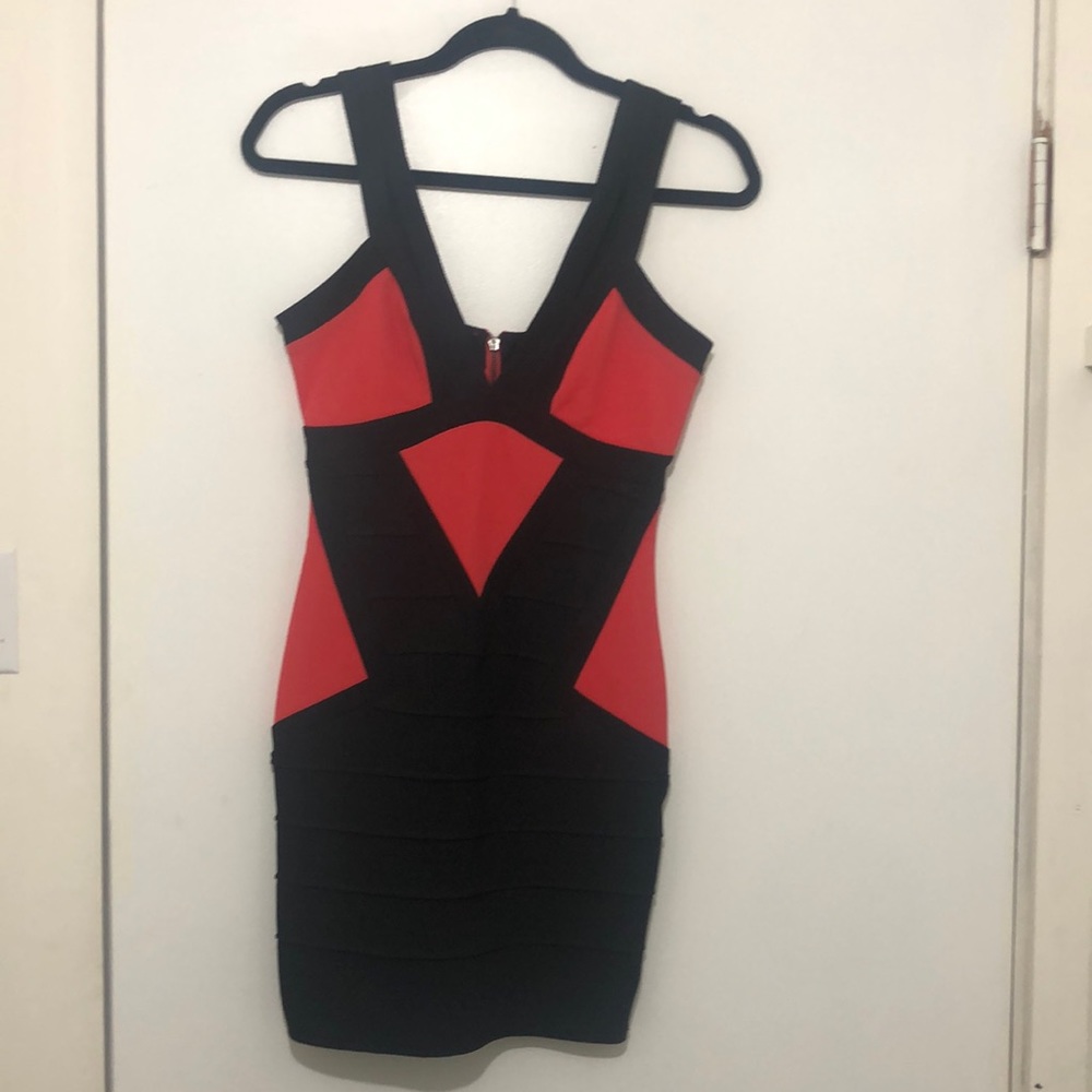 Blockout bandage dress